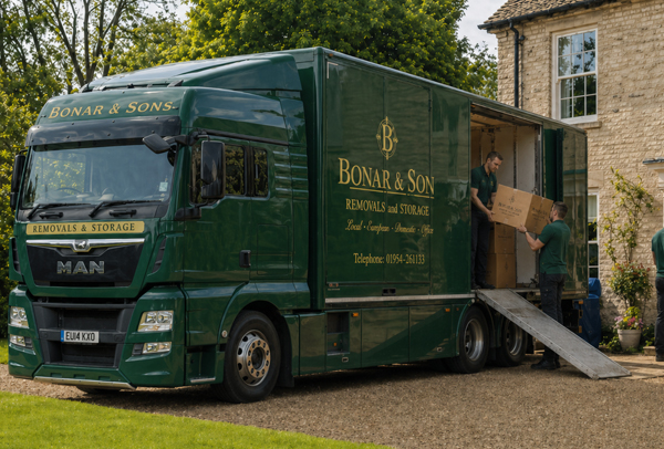 Family-run domestic removals company carrying out a house move in Cambridgeshire