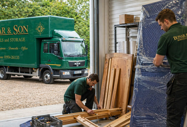 Domestic storage and furniture removals service in Cambridgeshire