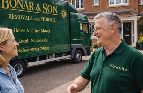 Customer requesting a home removals quote in Peterborough