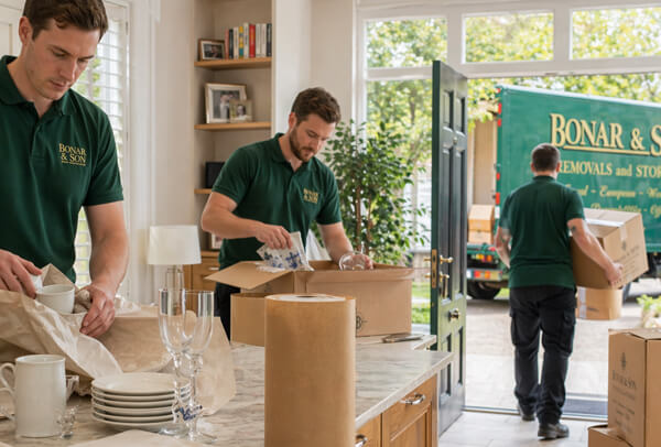 Full and partial packing service for house removals in Cambridgeshire