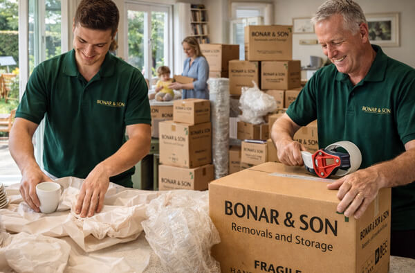 Packing service for a home move in Peterborough